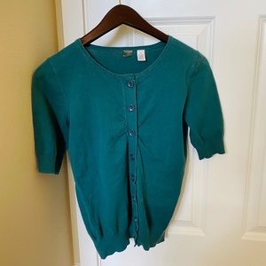 Nordstrom BP teal cardigan